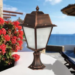 Lampada da Terra per Esterno Vintage in Alluminio Made in Italy - Doroty