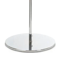 Lampada da Terra su Piantana in Vetro Incamiciato Bianco Made in Italy - Isotta