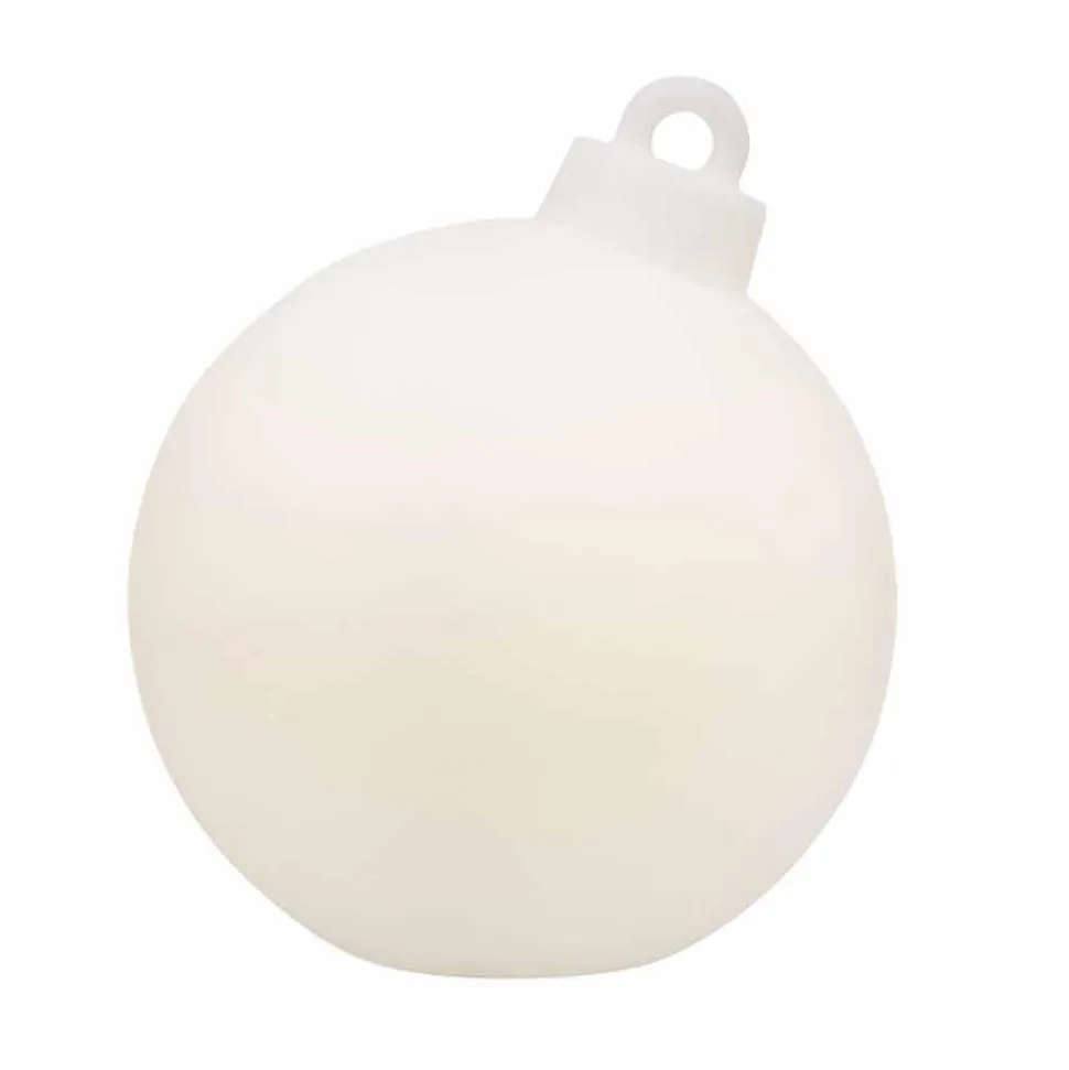 Lampada di Decoro da Interno o Esterno Palla di Natale Rossa, Bianca - Pallastar
