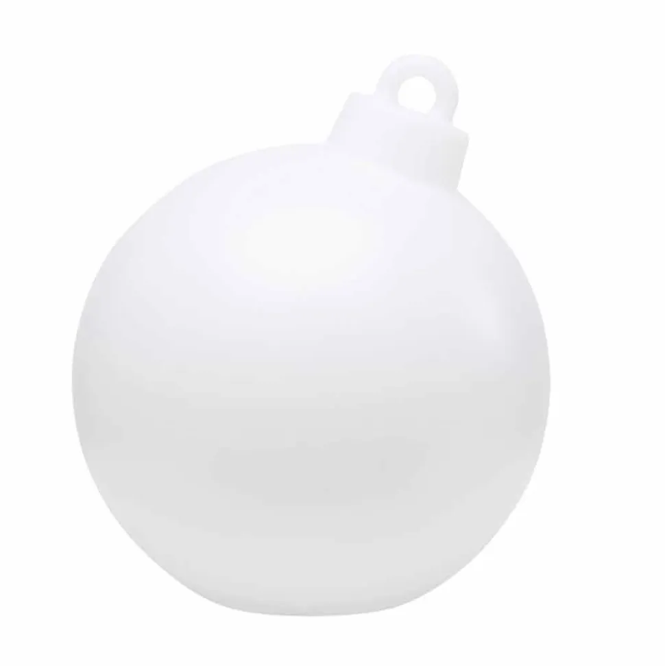 Lampada di Decoro da Interno o Esterno Palla di Natale Rossa, Bianca - Pallastar