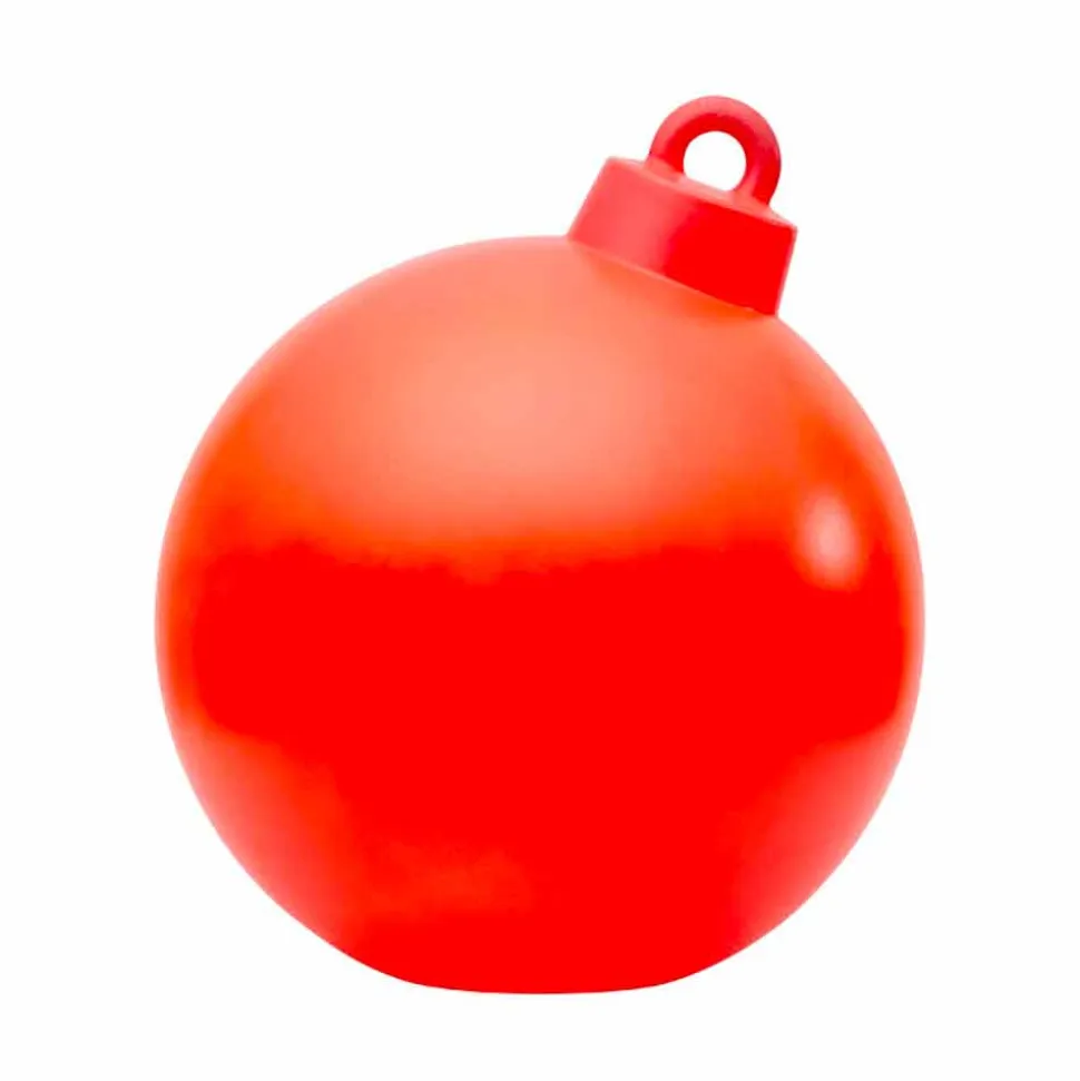 Lampada di Decoro da Interno o Esterno Palla di Natale Rossa, Bianca - Pallastar