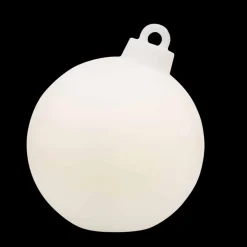 Lampada di Decoro da Interno o Esterno Palla di Natale Rossa, Bianca - Pallastar