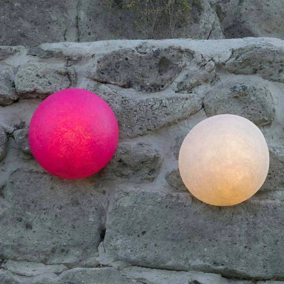 Lampada di design a muro In-es.artdesign Button in colorata nebulite