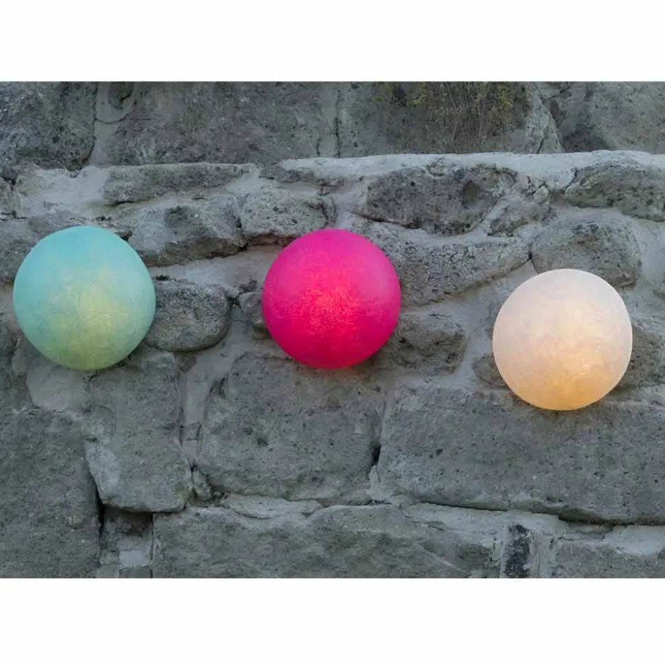Lampada di design a muro In-es.artdesign Button in colorata nebulite