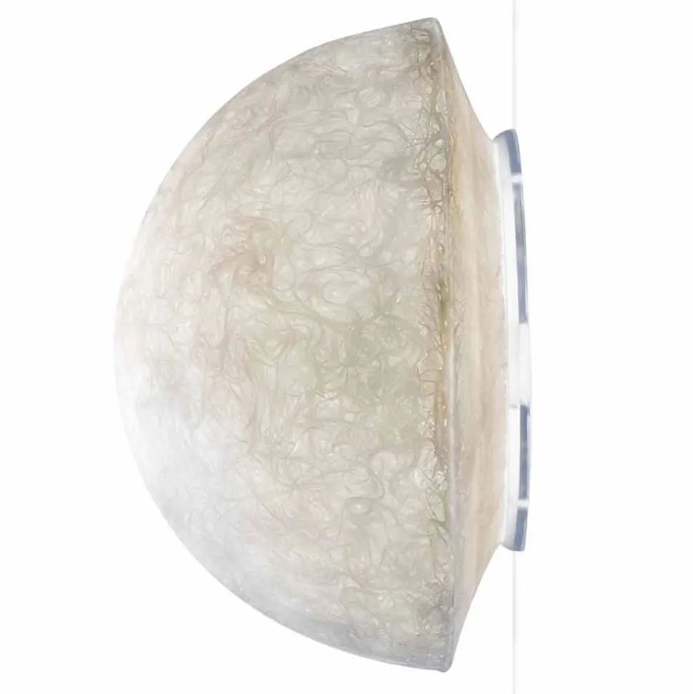 Lampada di design a muro In-es.artdesign Button in colorata nebulite