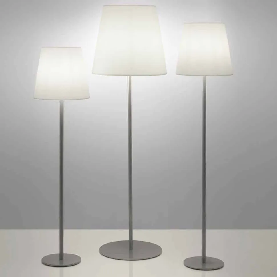 Lampada di design da terra Slide Ali Baba Steel metallo made in Italy