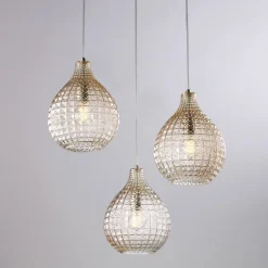 Lampada di Design in Vetro e Metallo Made in Italy per Arredare con Stile - Atlas