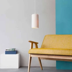 Lampada di design sospesa In-es.artdesign Candle 1 in colorata laprene