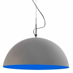 Lampada di design sospesa In-es.artdesign Mezza Luna Cemento vernice