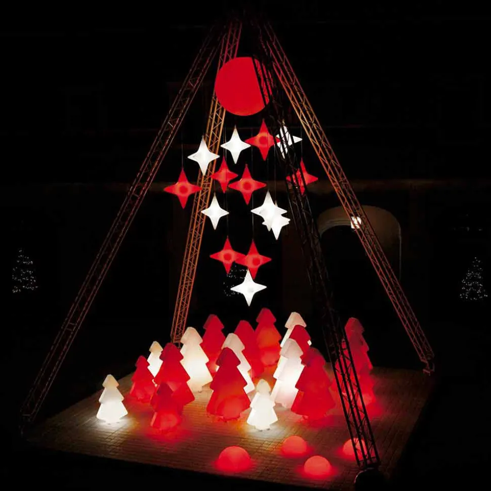 Lampada esterno decorativa Slide Lightree albero di natale made Italy