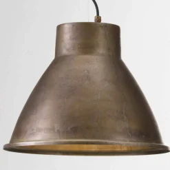 Lampada industriale a sospensione in ferro Loft Media Il Fanale