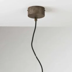 Lampada industriale a sospensione in ferro Loft Media Il Fanale