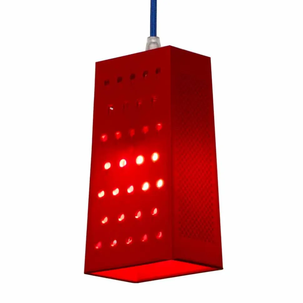 Lampada in laprene sospesa In-es.artdesign Cacio & Pepe 2 colorata