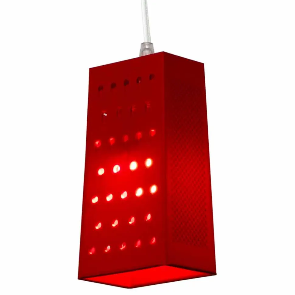 Lampada in laprene sospesa In-es.artdesign Cacio & Pepe 2 colorata
