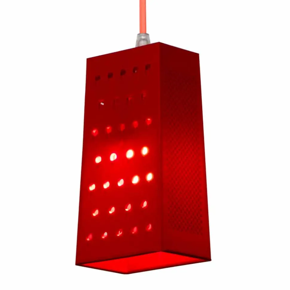 Lampada in laprene sospesa In-es.artdesign Cacio & Pepe 2 colorata