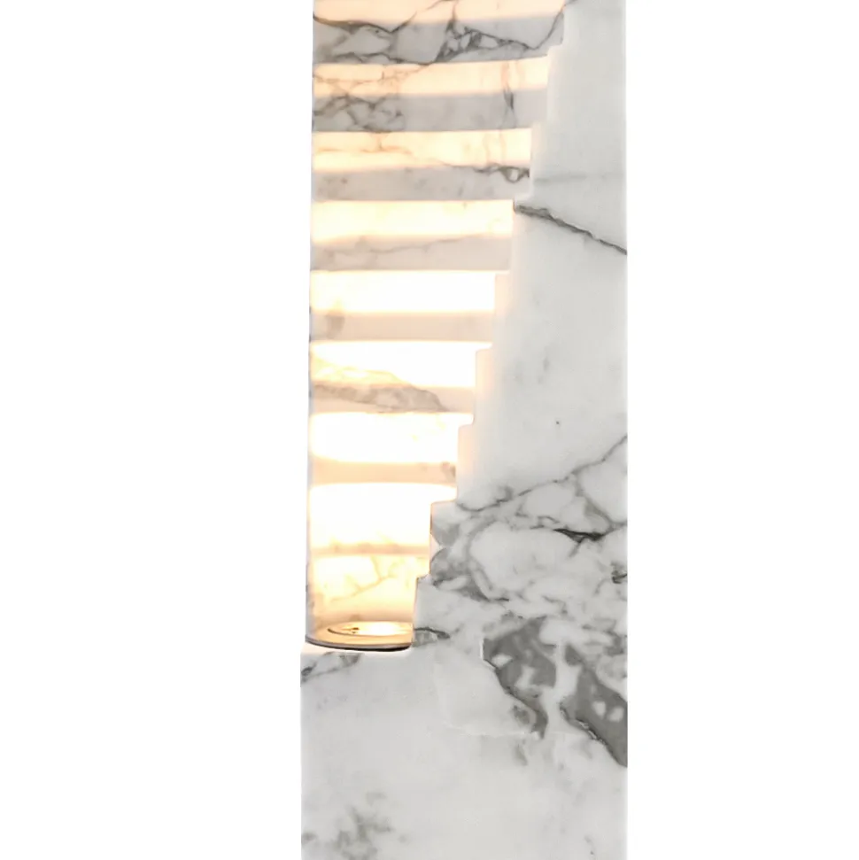 Lampada in Marmo Paonazzo e Diverse Misure Made in Italy - Daichi
