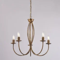 Lampada in metallo stile shabby per arredare con eleganza – Roccia