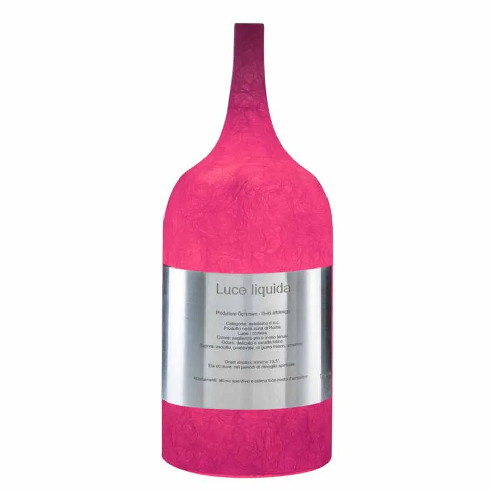 Lampada in nebulite colorata da tavolo In-es.artdesign Luce Liquida1