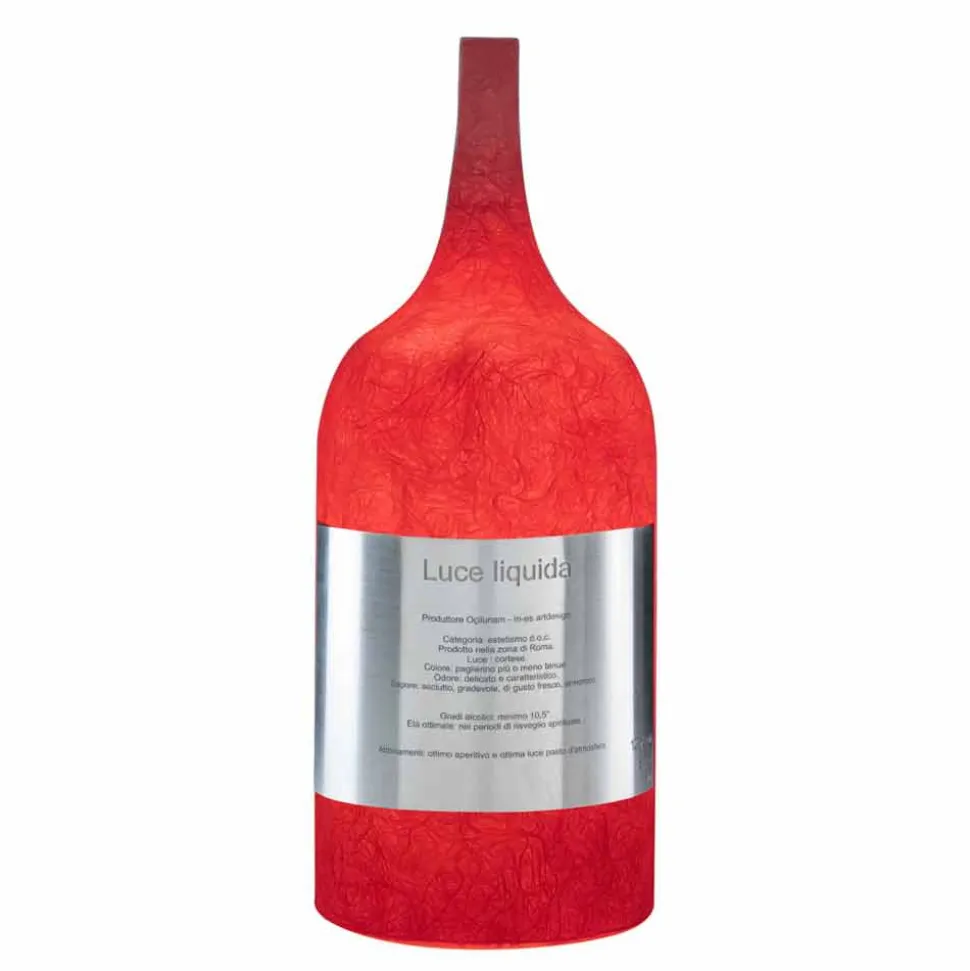 Lampada in nebulite colorata da tavolo In-es.artdesign Luce Liquida1