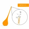 Lampada in Plastica di Design Vaso Portafiori Luminoso - Ampoule by Myyour