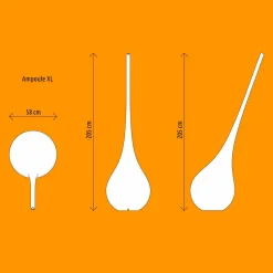Lampada in Plastica di Design Vaso Portafiori Luminoso - Ampoule by Myyour