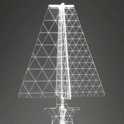 Lampada Led da Terra Plexiglass Marcato a Laser Moderna 3 Misure - Raissa