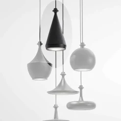 Lampada LED Sospesa in Ceramica di Design – Lustrini L2 Aldo Bernardi