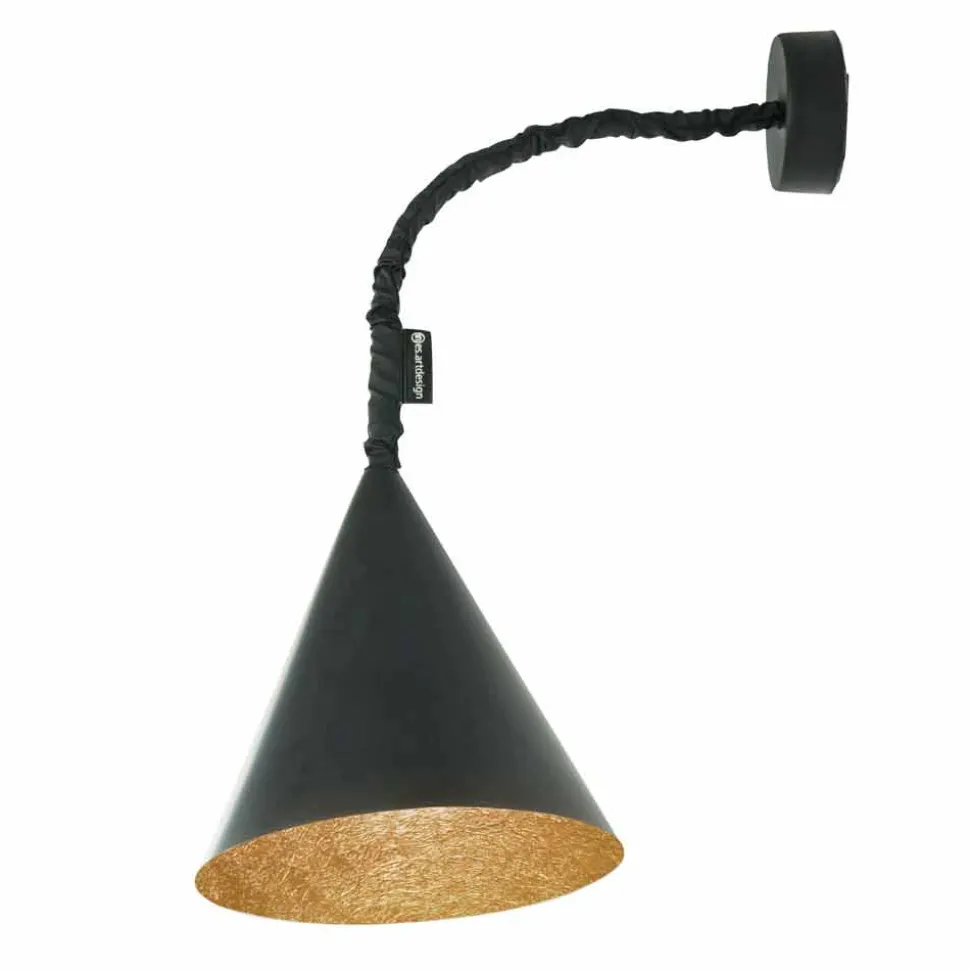 Lampada moderna a muro In-es.artdesign Jazz a Lavagna in resina