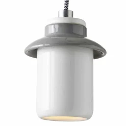 Lampada moderna a sospensione in ceramica colorata made in Italy Asia