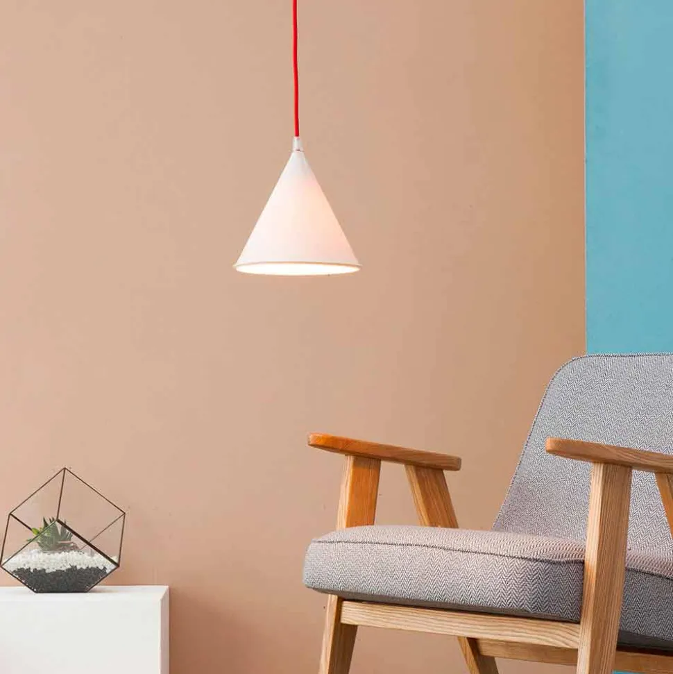 Lampada moderna a sospensione In-es.artdesign Pop 2 laprene colorata