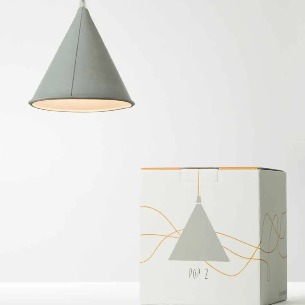 Lampada moderna a sospensione In-es.artdesign Pop 2 laprene colorata