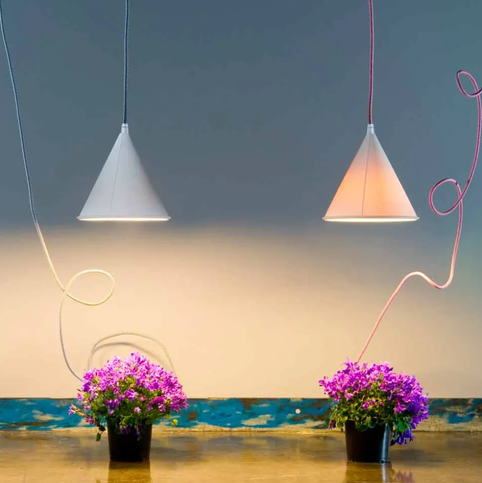 Lampada moderna a sospensione In-es.artdesign Pop 2 laprene colorata