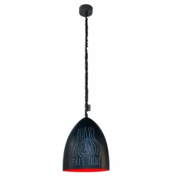 Lampada moderna a sospensione In-es.artdesign Flower S Lavagna resina