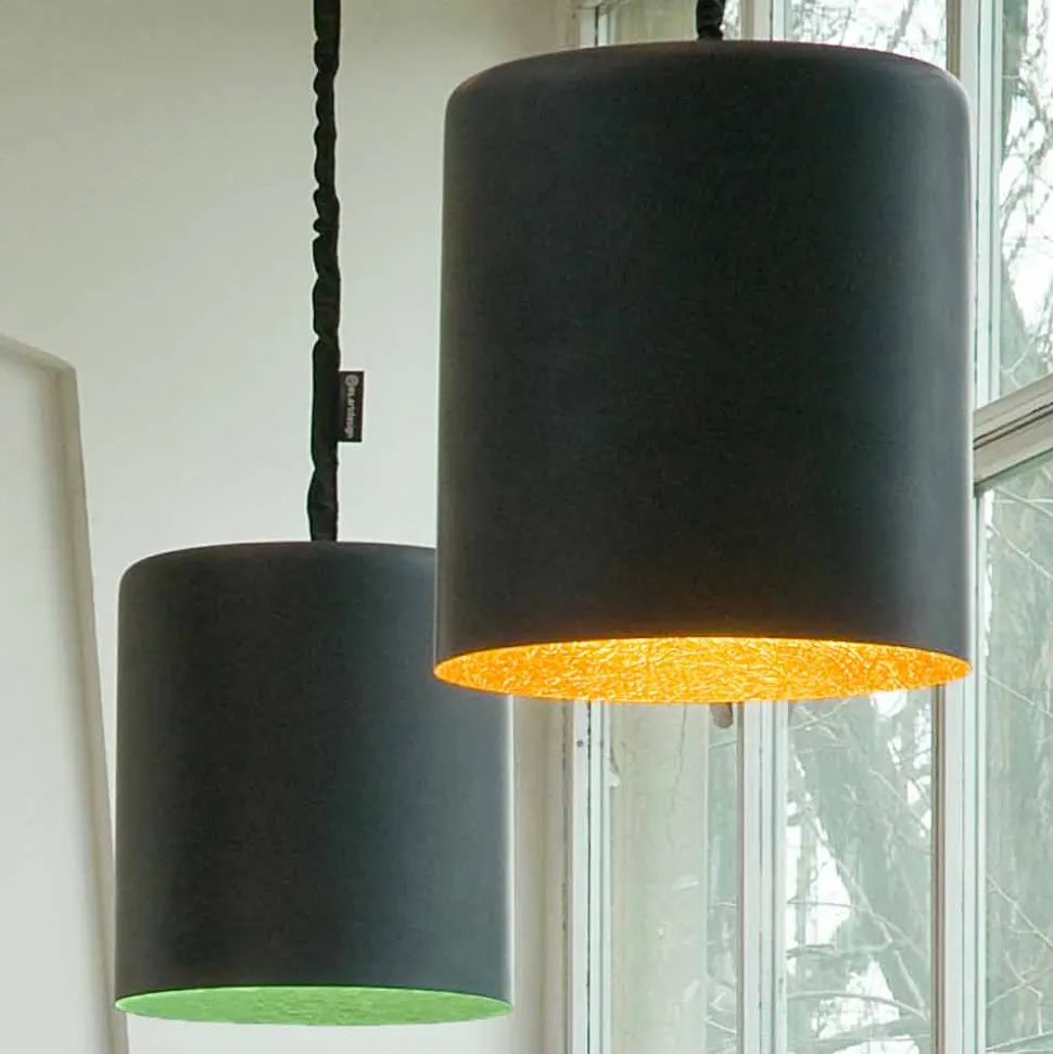 Lampada moderna a sospensione In-es.artdesign Bin Lavagna in resina