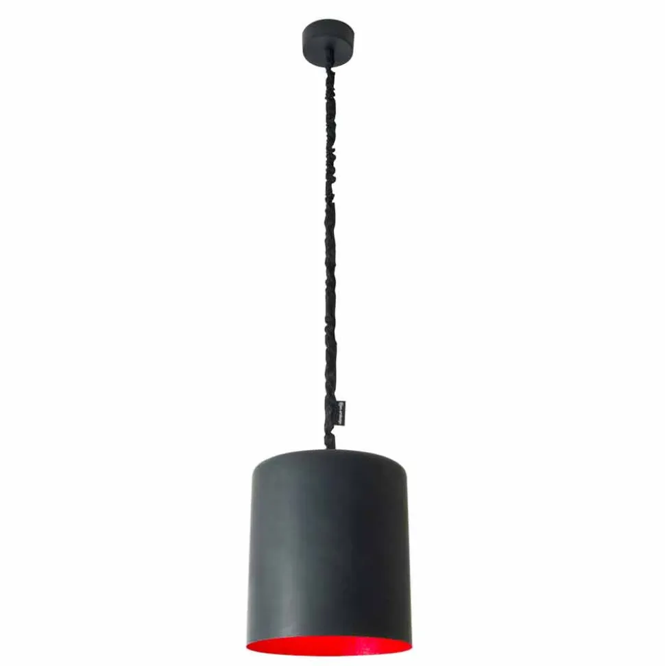 Lampada moderna a sospensione In-es.artdesign Bin Lavagna in resina