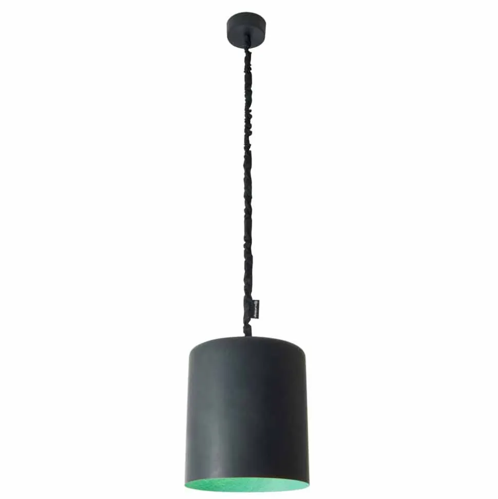 Lampada moderna a sospensione In-es.artdesign Bin Lavagna in resina