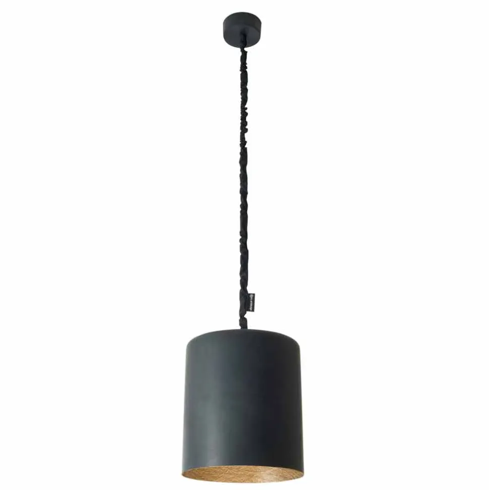 Lampada moderna a sospensione In-es.artdesign Bin Lavagna in resina