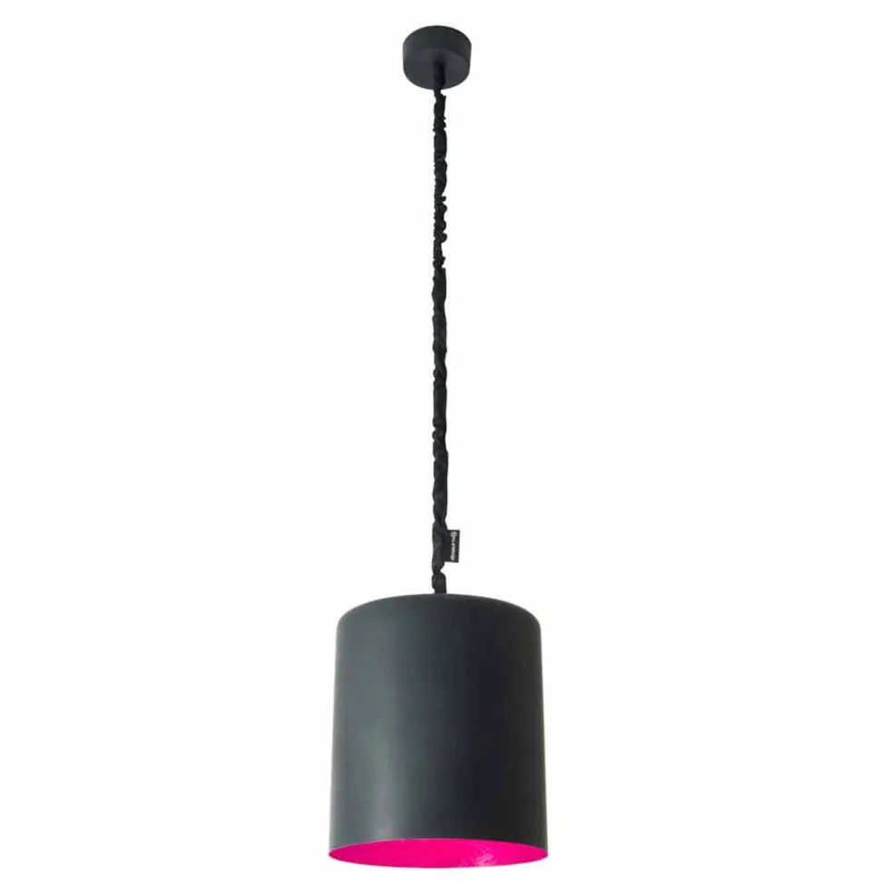 Lampada moderna a sospensione In-es.artdesign Bin Lavagna in resina