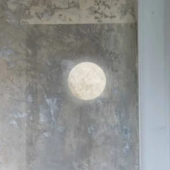 Lampada moderna da muro In-es.artdesign A. Moon in nebulite