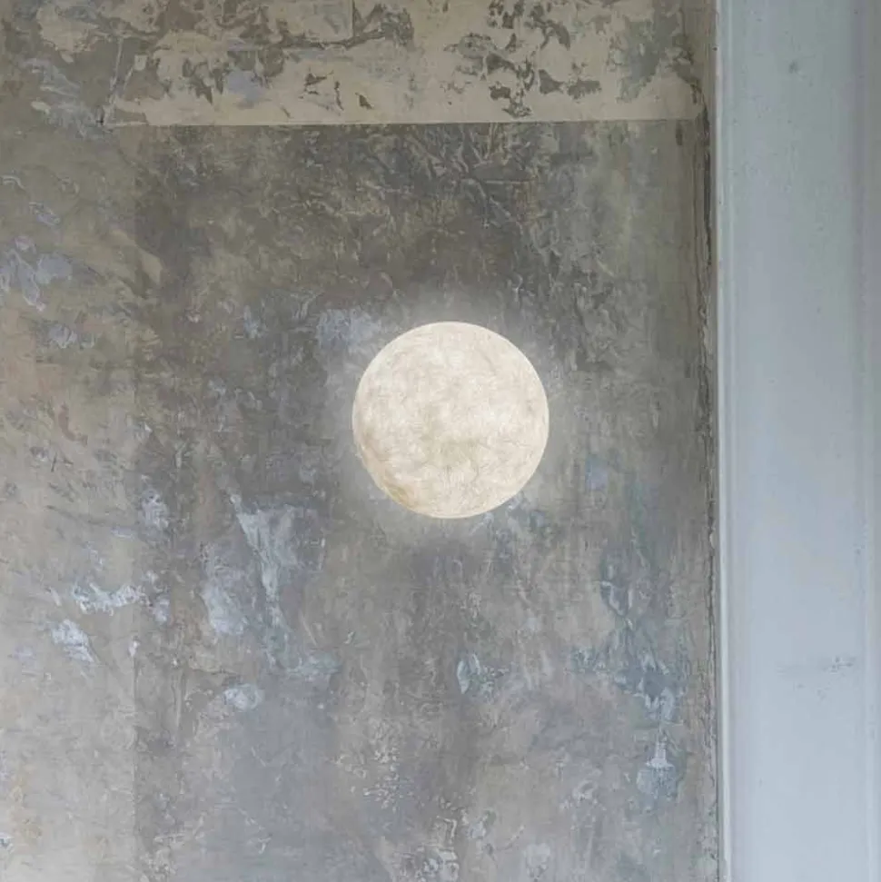 Lampada moderna da muro In-es.artdesign A. Moon in nebulite