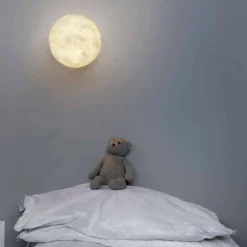Lampada moderna da muro In-es.artdesign A. Moon in nebulite