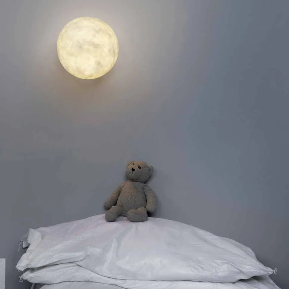 Lampada moderna da muro In-es.artdesign A. Moon in nebulite