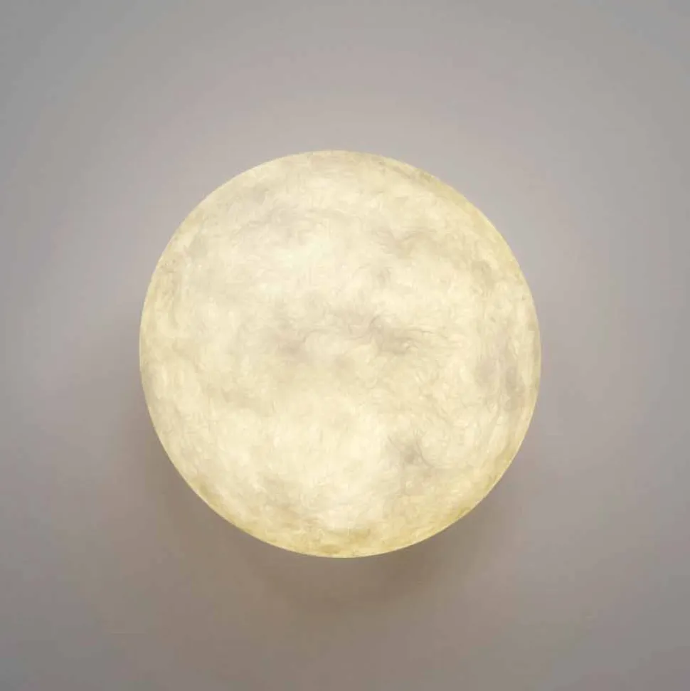 Lampada moderna da muro In-es.artdesign A. Moon in nebulite