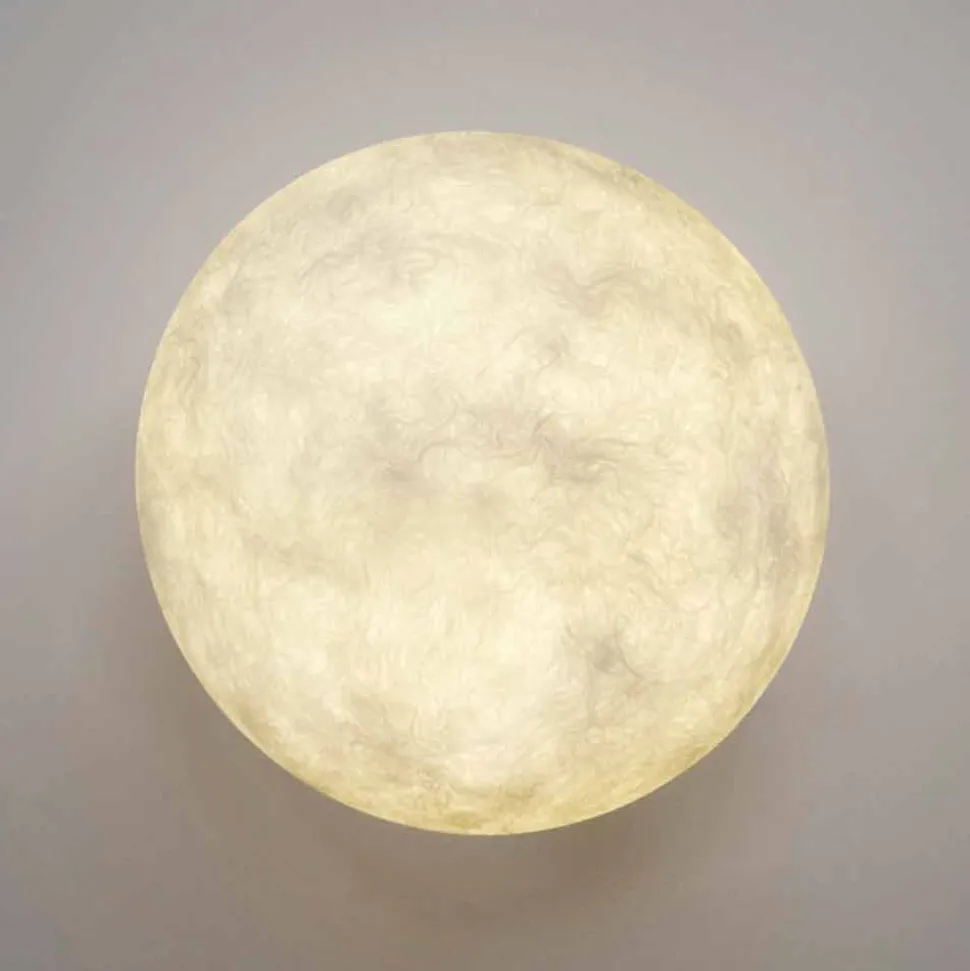 Lampada moderna da muro In-es.artdesign A. Moon in nebulite