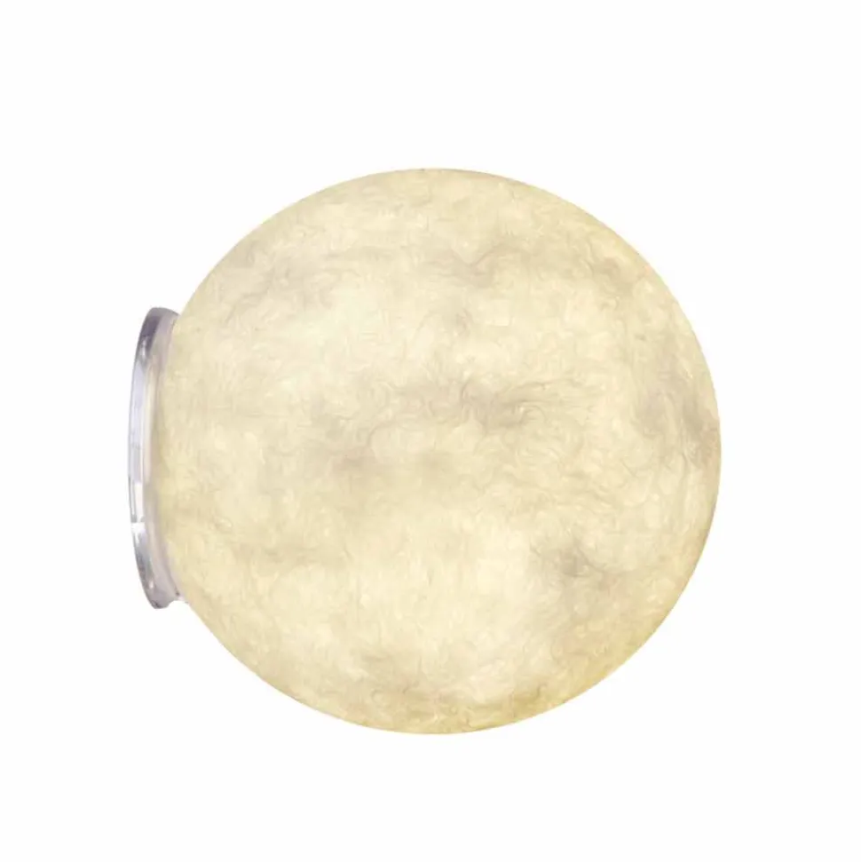 Lampada moderna da muro In-es.artdesign A. Moon in nebulite