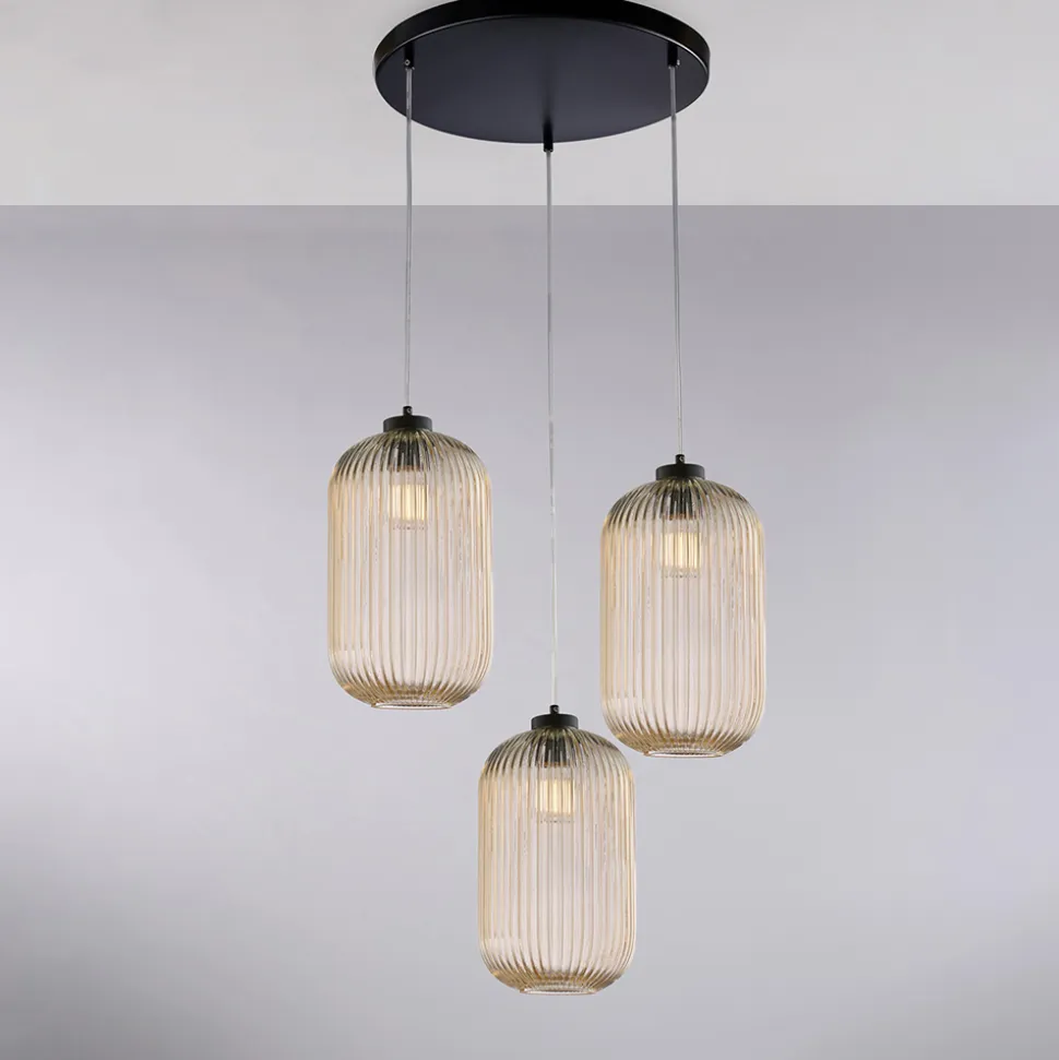 Lampada Moderna in Vetro e Metallo Made in Italy Ideale per Ogni Ambiente - Aquila