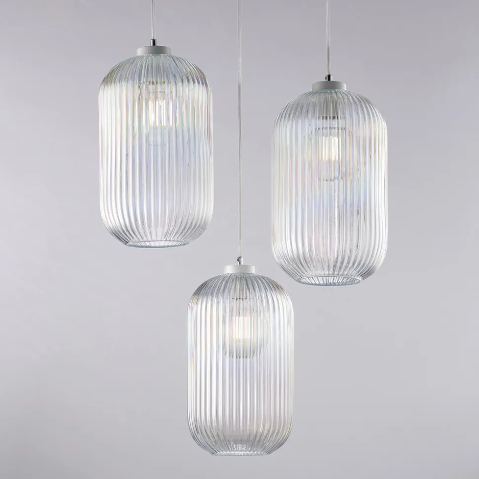 Lampada Moderna in Vetro e Metallo Made in Italy Ideale per Ogni Ambiente - Aquila