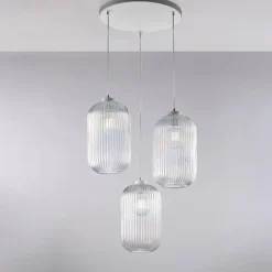 Lampada Moderna in Vetro e Metallo Made in Italy Ideale per Ogni Ambiente - Aquila