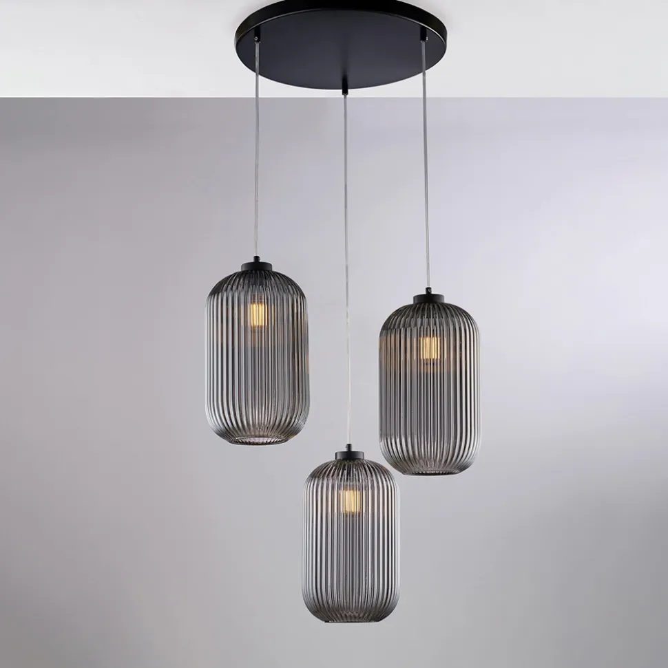 Lampada Moderna in Vetro e Metallo Made in Italy Ideale per Ogni Ambiente - Aquila