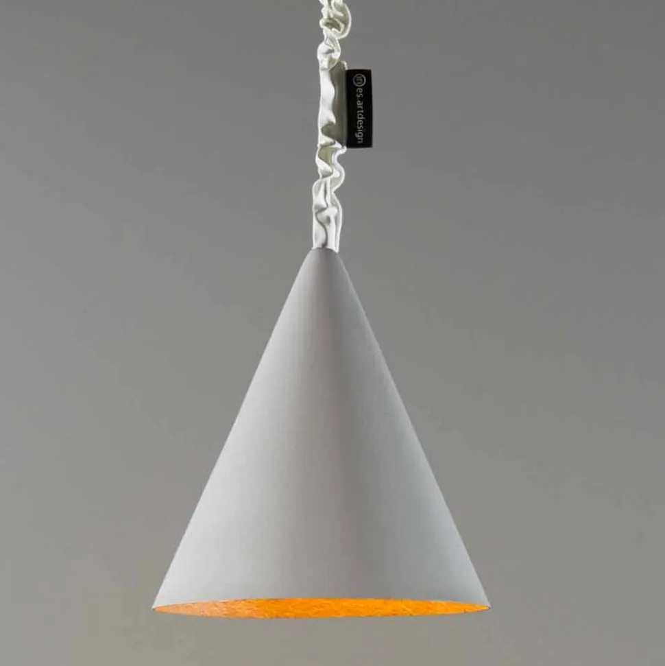 Lampada moderna sospesa In-es.artdesign Jazz Cemento finitura cemento